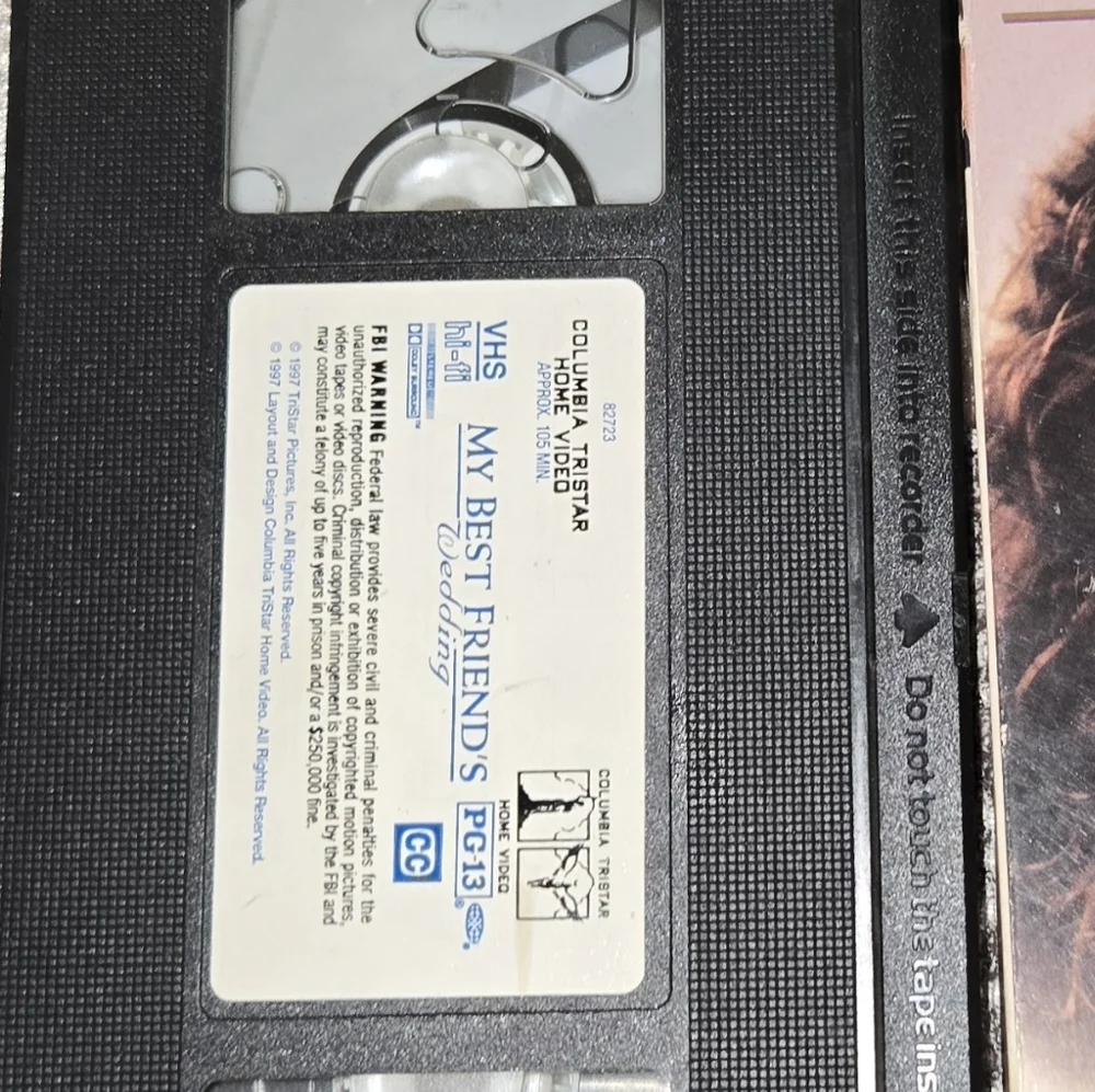 My Best Friend's Wedding VHS